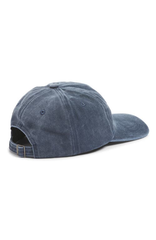 Friday Feelin ' Merci Beaucoup Cotton Baseball Cap In Blue