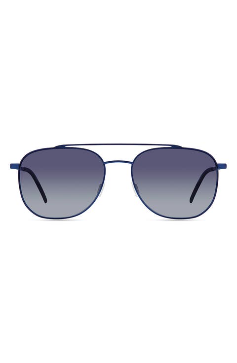 Cebu 56mm Polarized Aviator Sunglasses