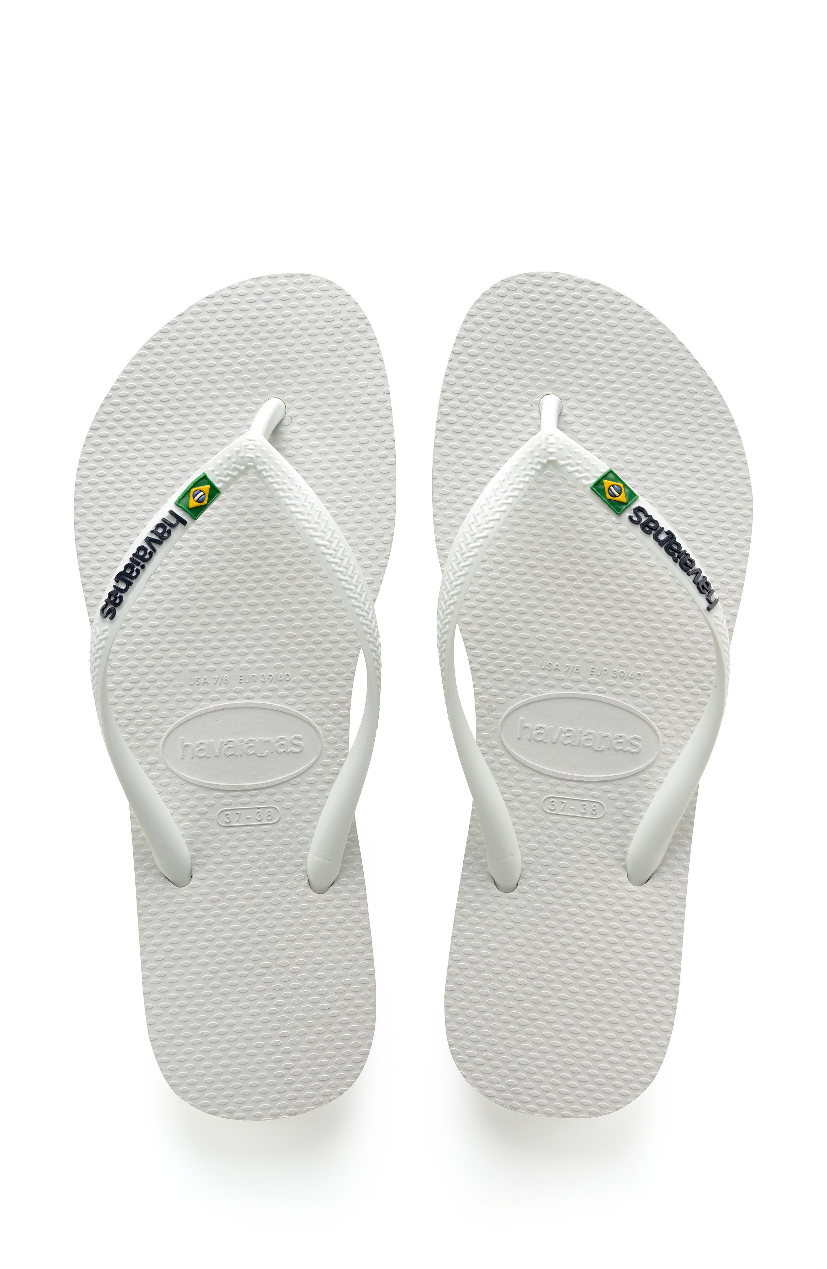 Havaianas Slim Brazil Flip Flop, Alternate, color, 