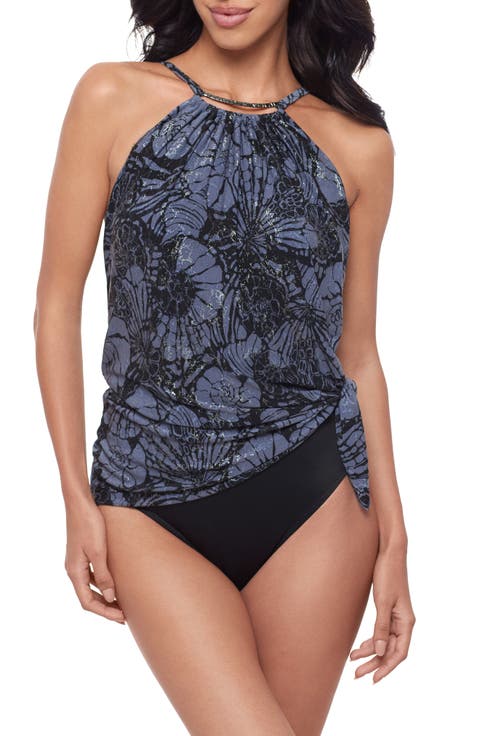 Shell Beach Parker Skirted One-Piece Swimsuit