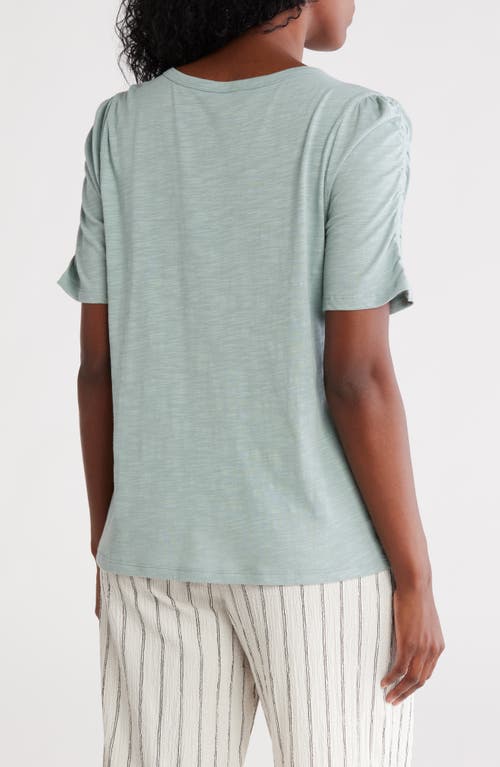 Caslon ® Ruched Sleeve T-shirt In Multi
