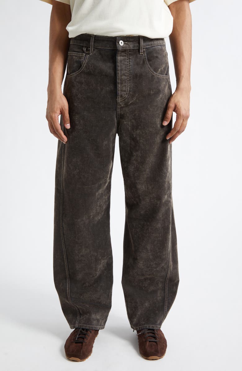 Jacquemus Le De-Nimes Mirada Jeans, Main, color, Khaki
