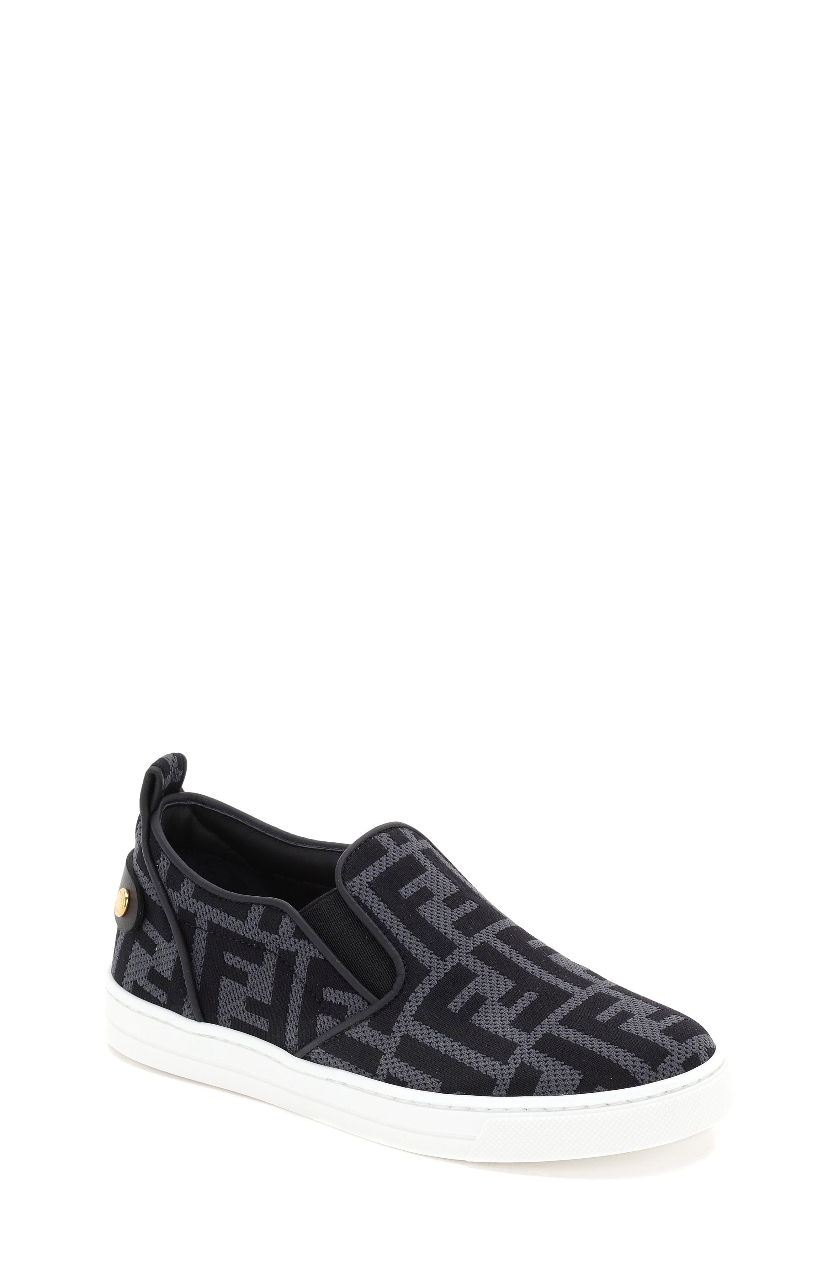 FF Logo Slip-On Sneaker, Main, color, BLUE