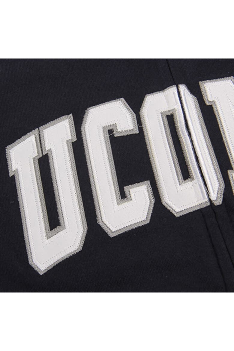 Women's Stadium Athletic Navy UConn Huskies Arched Name Full-Zip Hoodie, Alternate, color, Navy