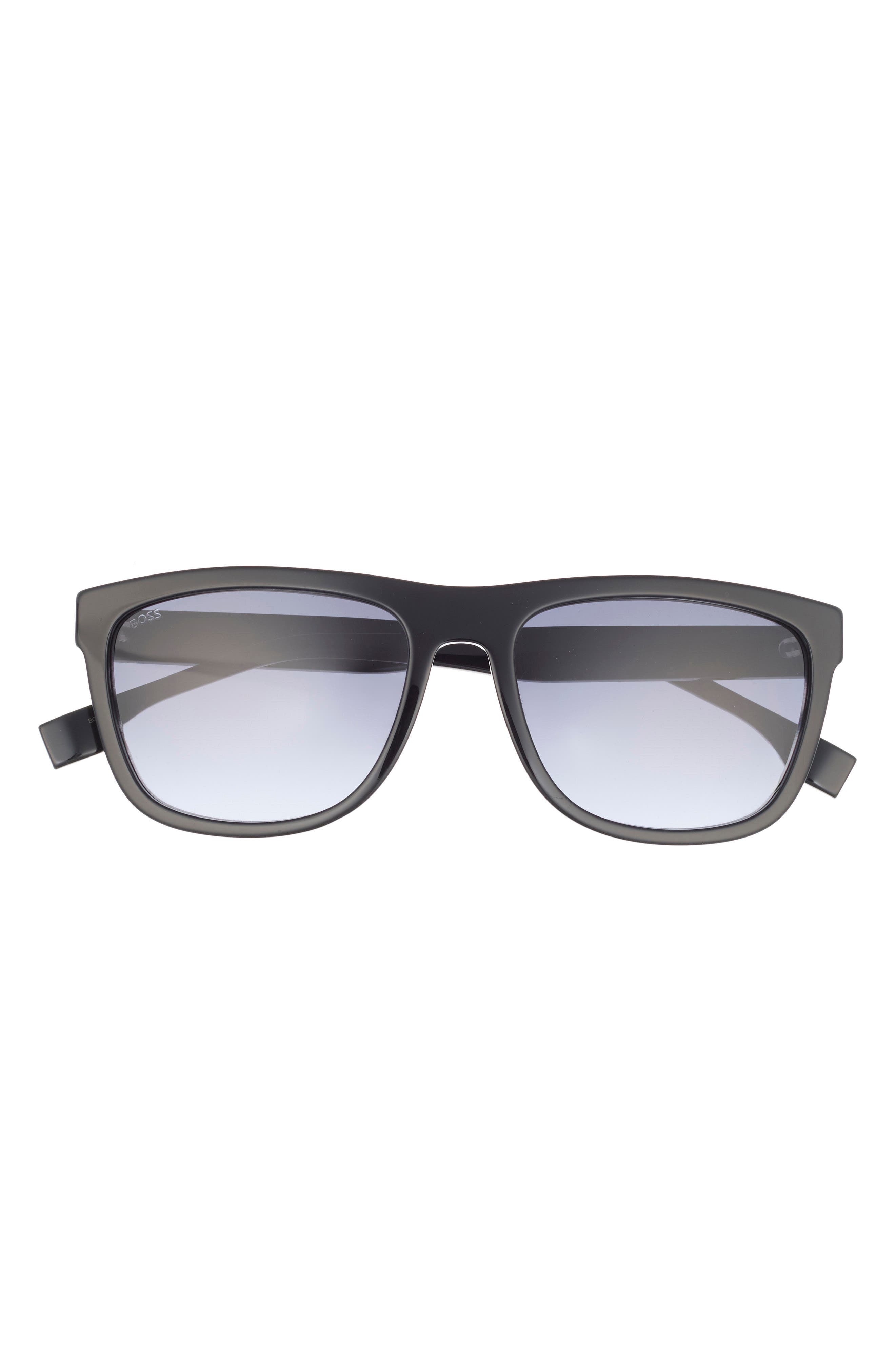 BOSS 58mm Polarized Rectangular Sunglasses