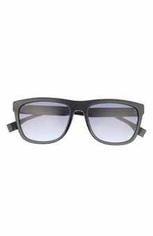58mm Polarized Rectangular Sunglasses