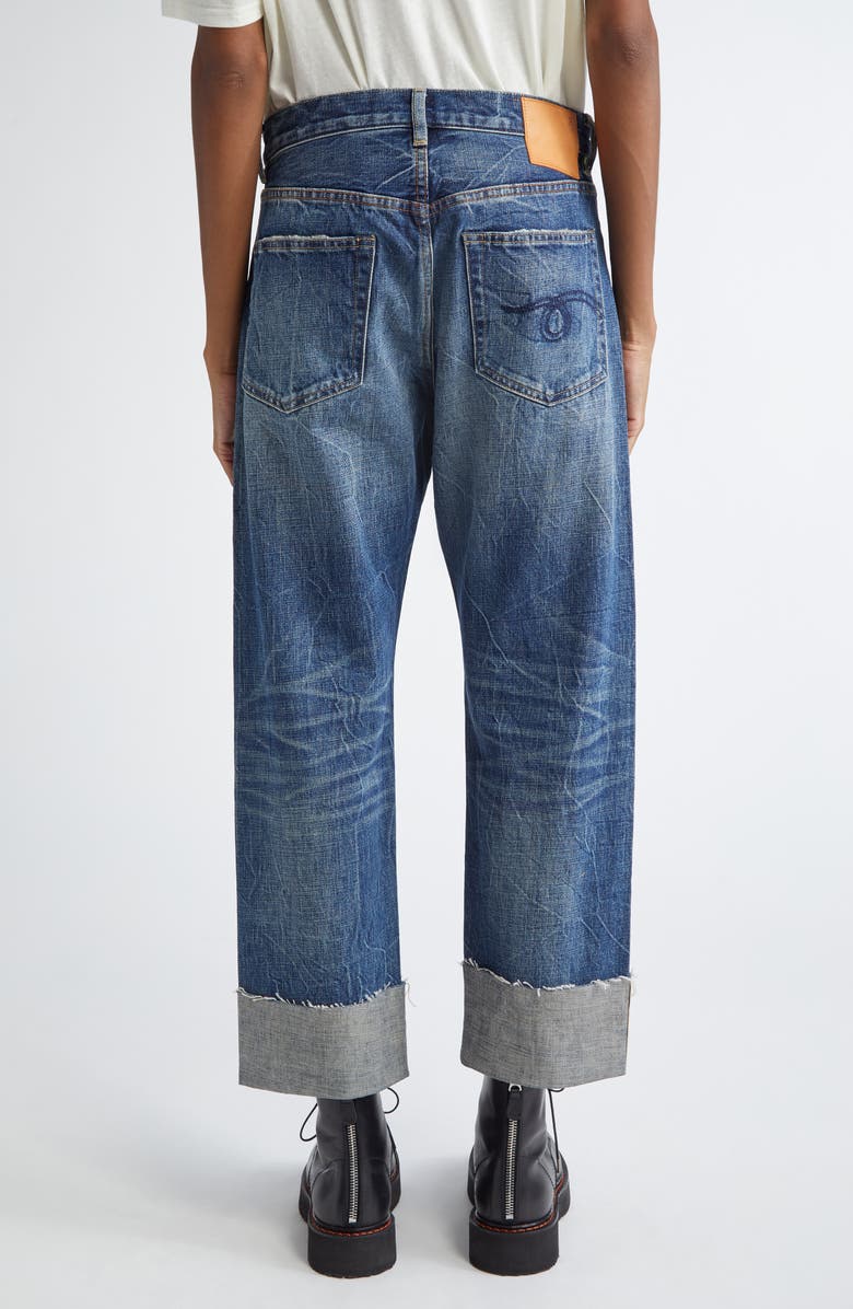R13 Raw Hem Boyfriend Jeans, Alternate, color, 