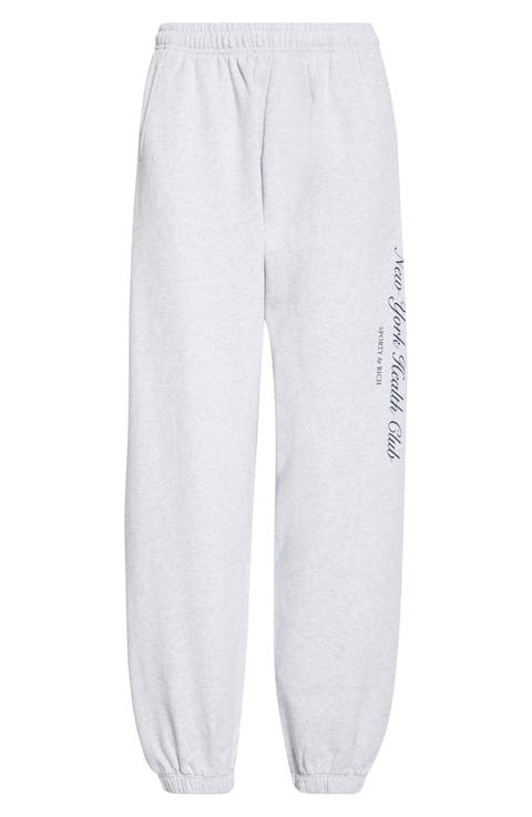 Gender Inclusive NY Health Club Fleece Sweatpants