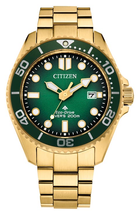 Promaster Sea Eco-Drive Diving Bracelet Watch, 41mm