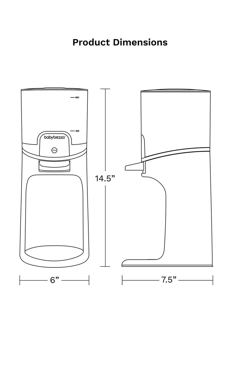 BABY BREZZA Instant Formula Warmer, Alternate, color, White