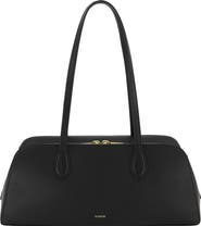 Vince Athene Nappa Leather East/West Shoulder Bag