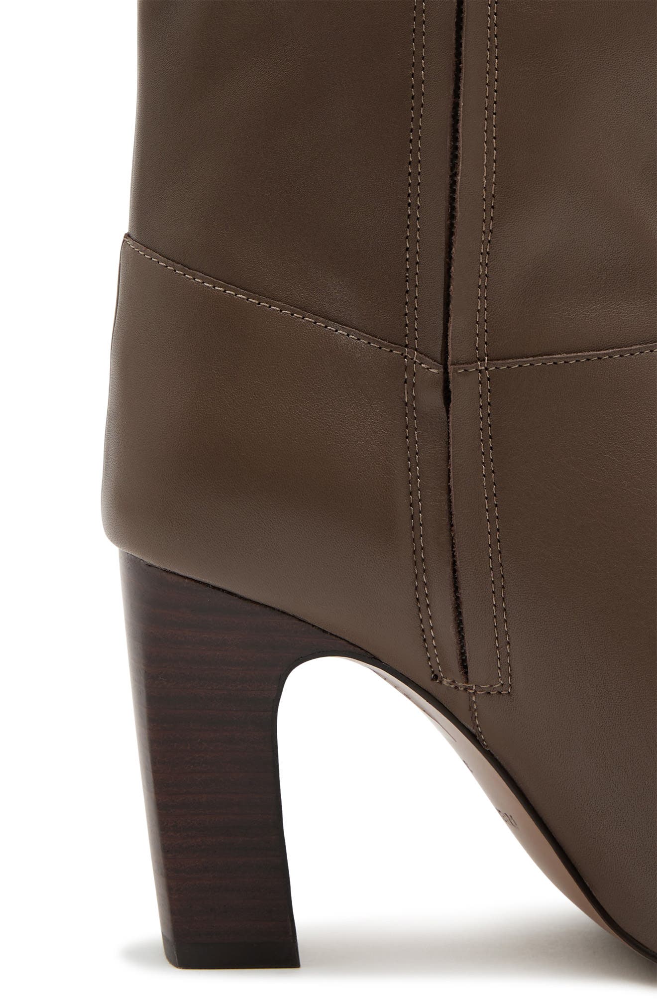Anya Knee High Leather Boot, Alternate, color, TAUPE