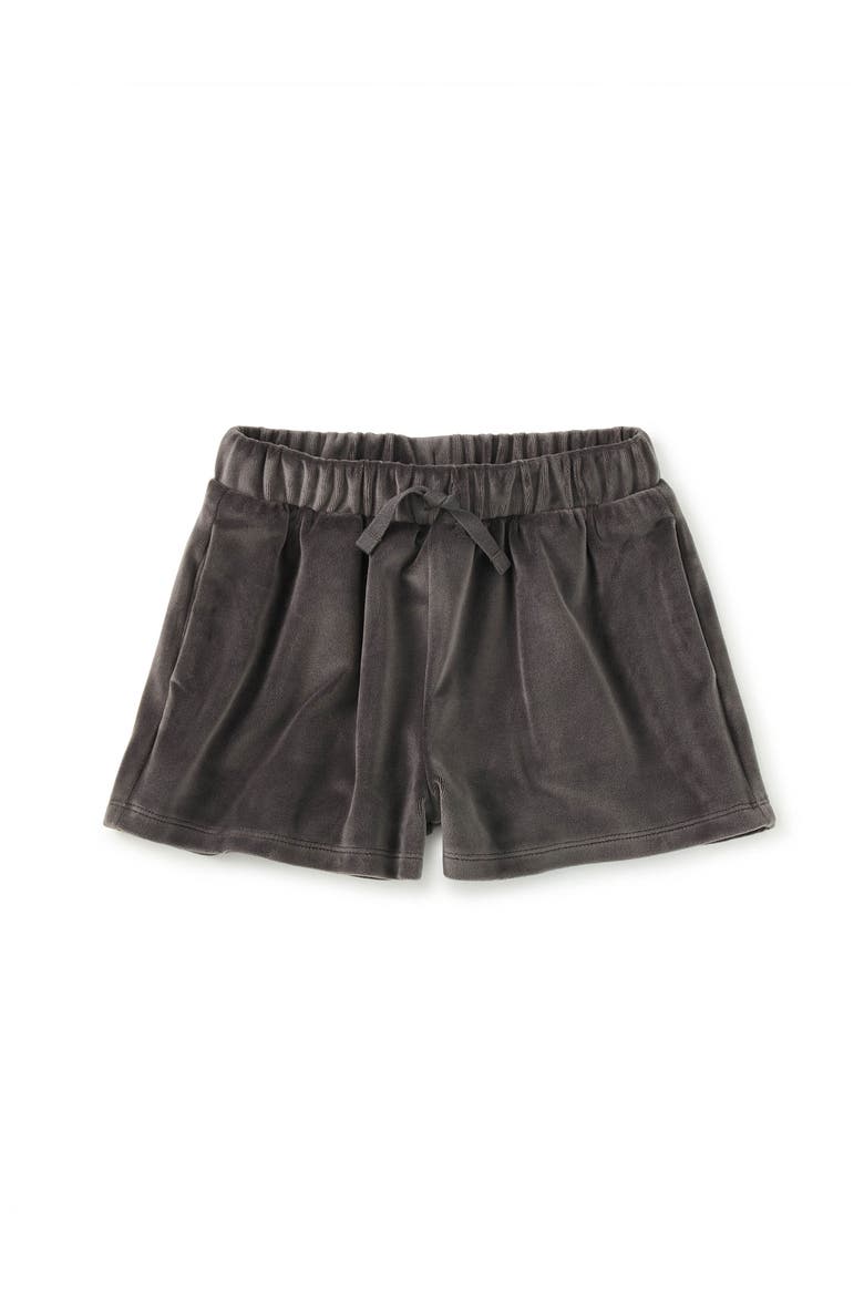 Comfy Velour Shorts, Main, color, Pepper