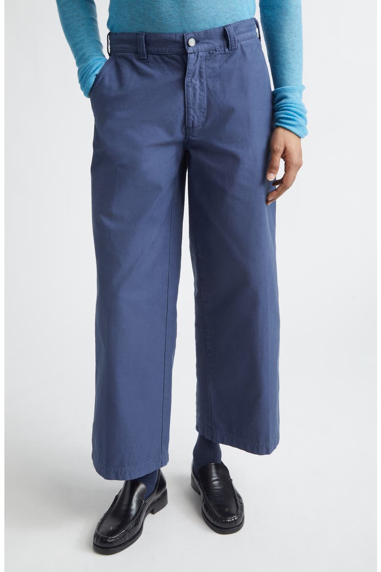 Gender Inclusive Crop Chinos, Main, color, BLUE