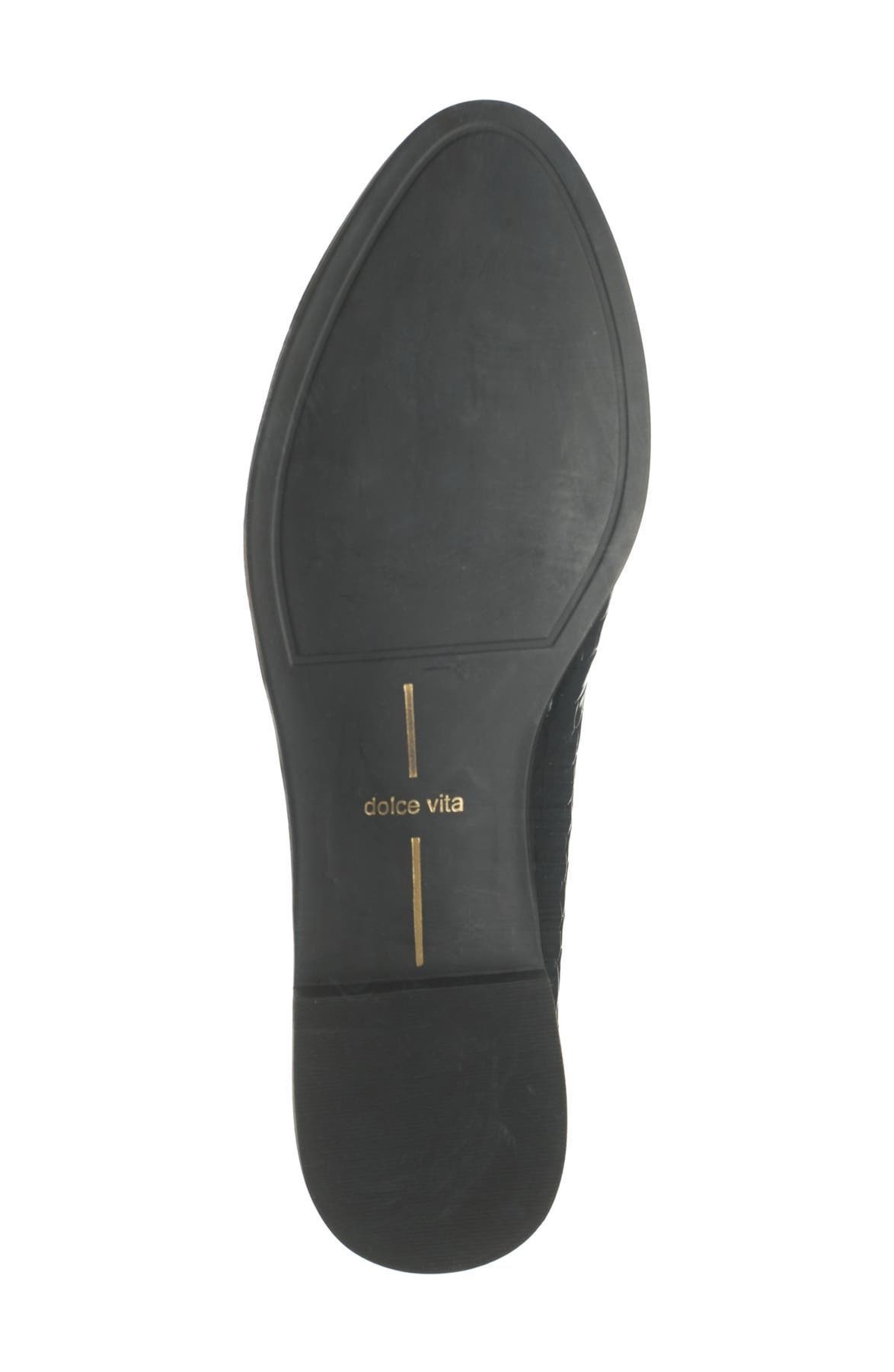 Dolce Vita Calla Croc-Embossed Loafer, Alternate, color, 