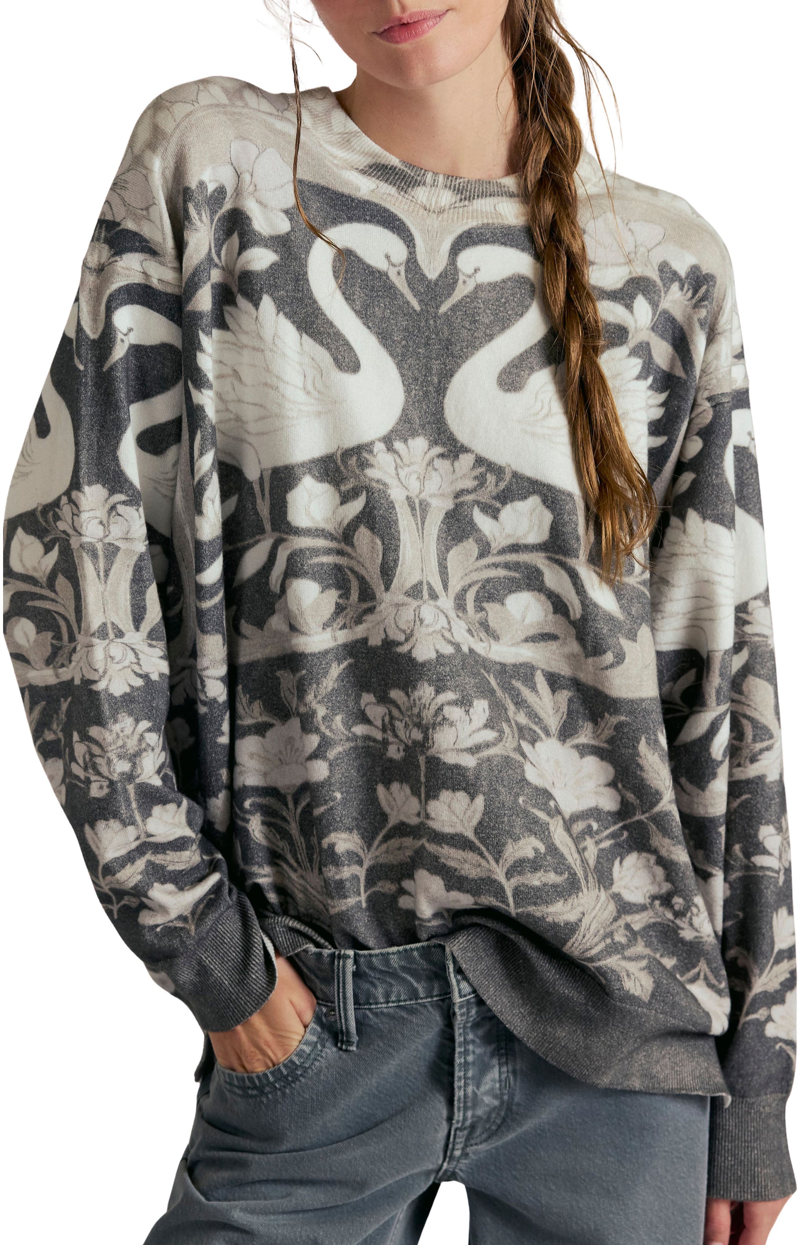 Free People Nouvelle Cotton & Wool Blend Sweater