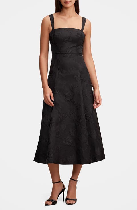 Willow Jacquard Midi Dress