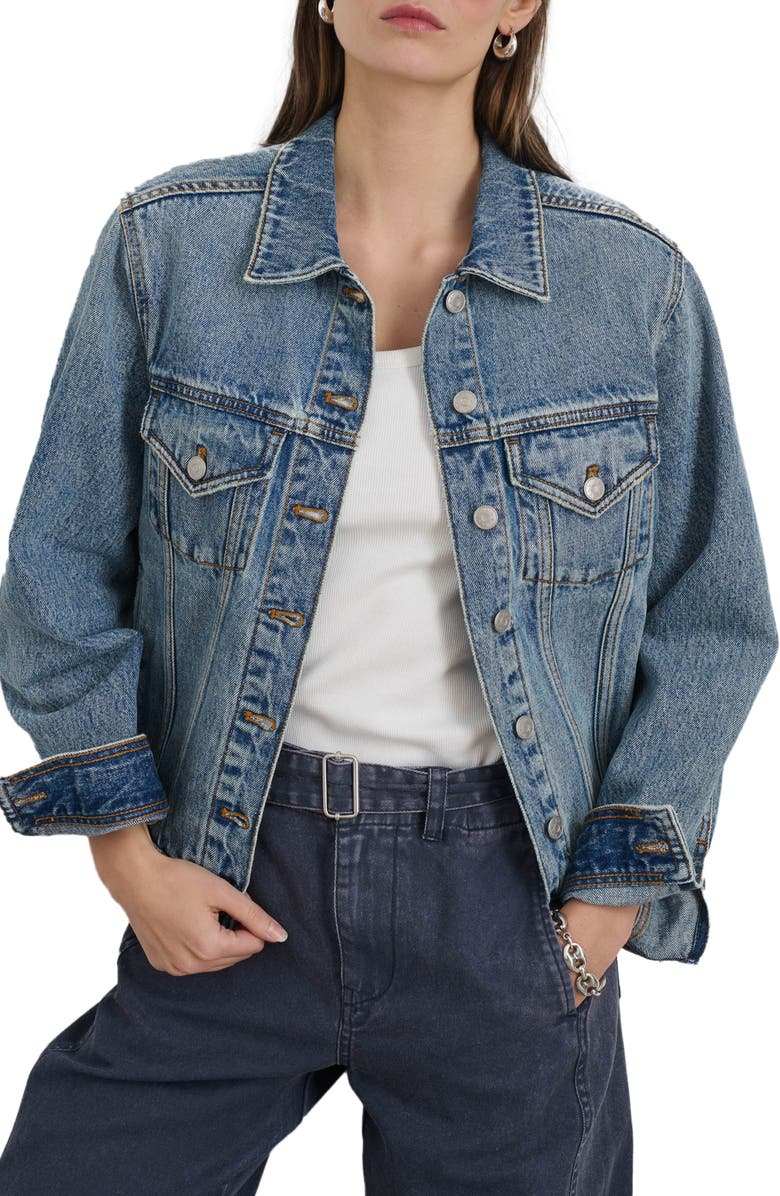 Alex Mill The Denim Jacket, Main, color, Akita Wash