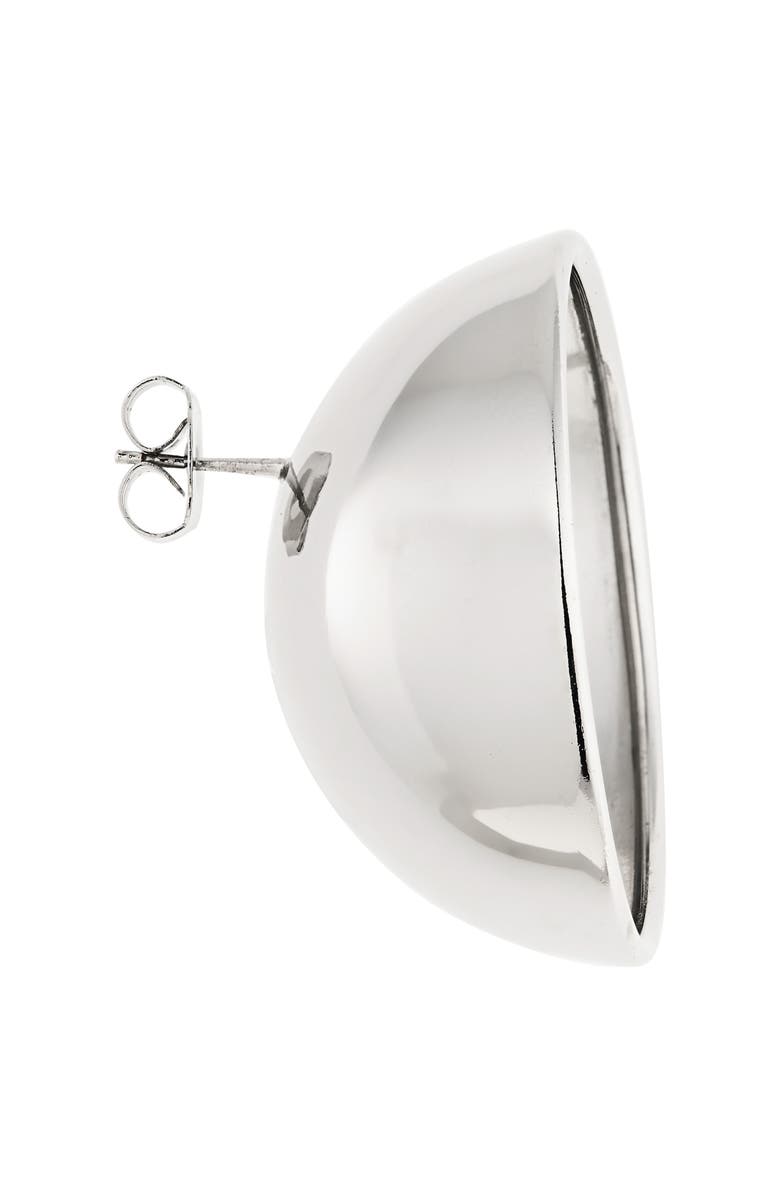 Justine Clenquet Large Freja Stud Earrings, Alternate, color, Palladium