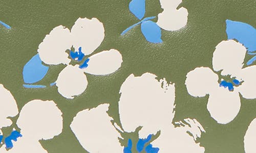 Kate Spade New York Devin Painterly Bouquet Embossed Leather Zip Around Continental Wallet