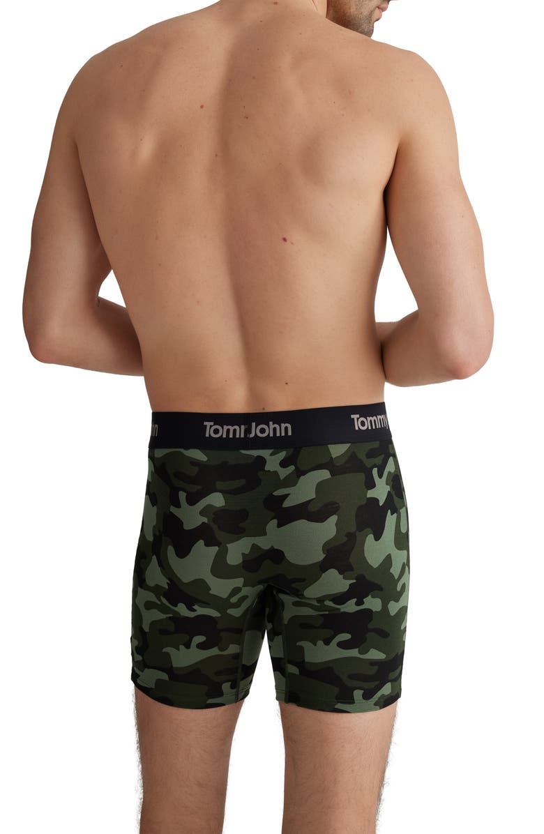 Tommy John Second Skin 6-Inch Boxer Briefs, Alternate, color, Duffel Bag Camo