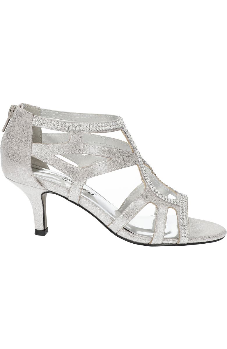 EASY STREET Flattery Cage Pump - Multiple Widths Available, Alternate, color, Silver