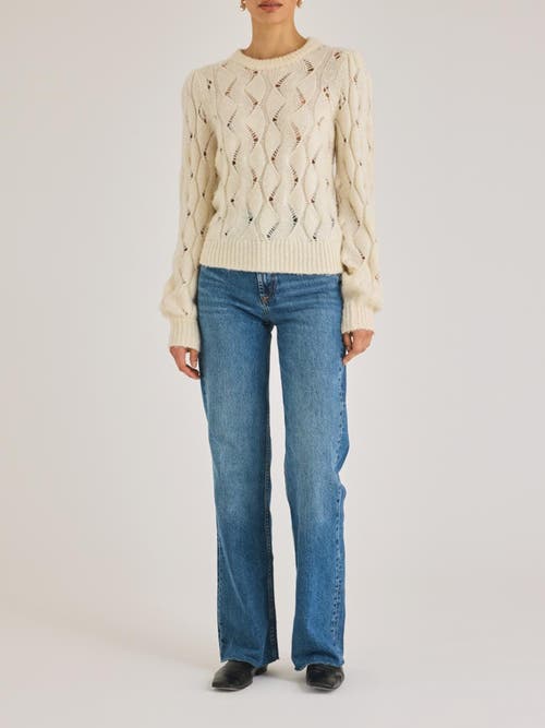 REBECCA TAYLOR REBECCA TAYLOR ALPACA CHAINETTE SWEATER