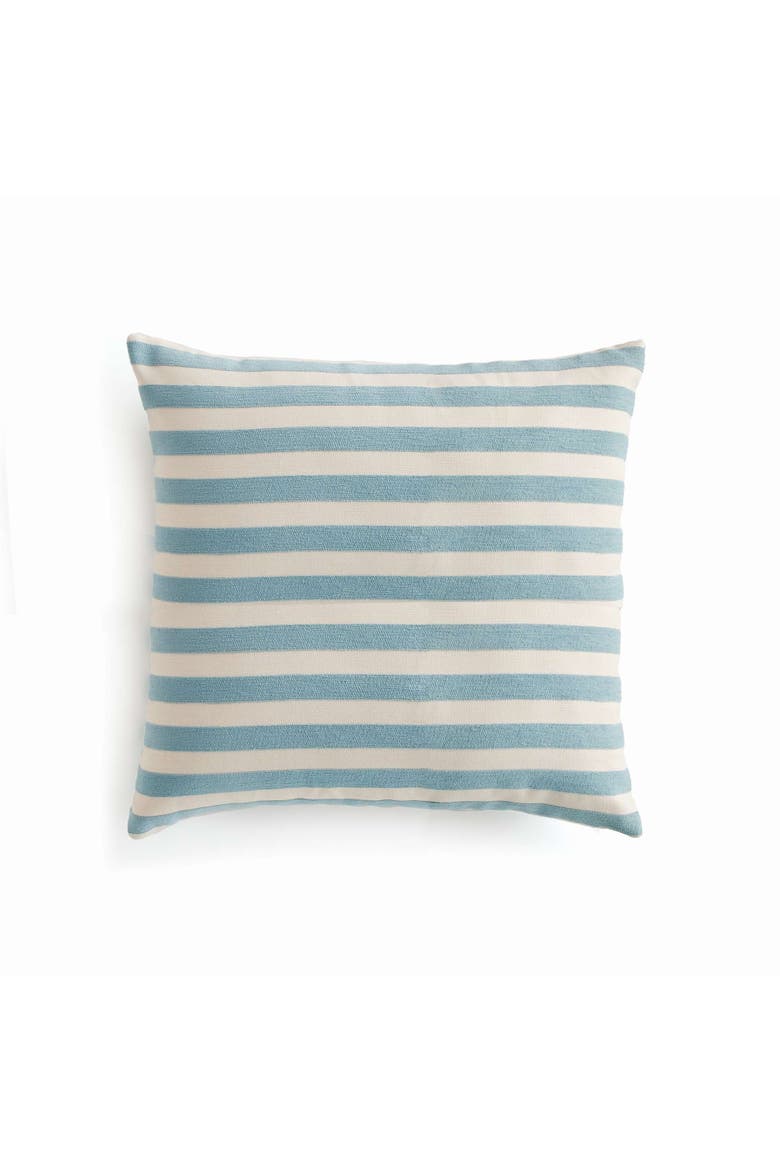 Grant Square Indoor-Outdoor Pillow 20", Main, color, Blue