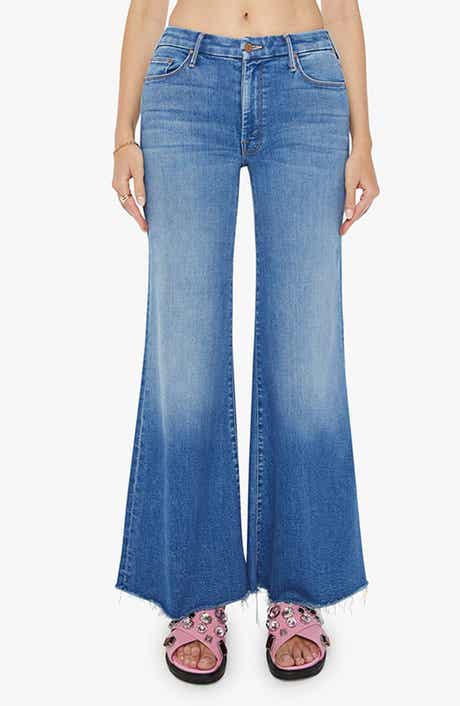 MOTHER The Roller High Waist Wide Leg Jeans