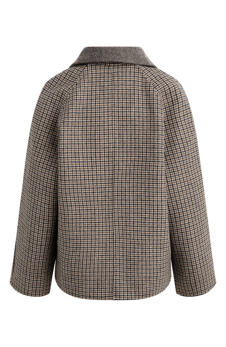 Favorite Daughter The Cameron Houndstooth Wool Blend Coat, Alternate, color, Dorset Plaid