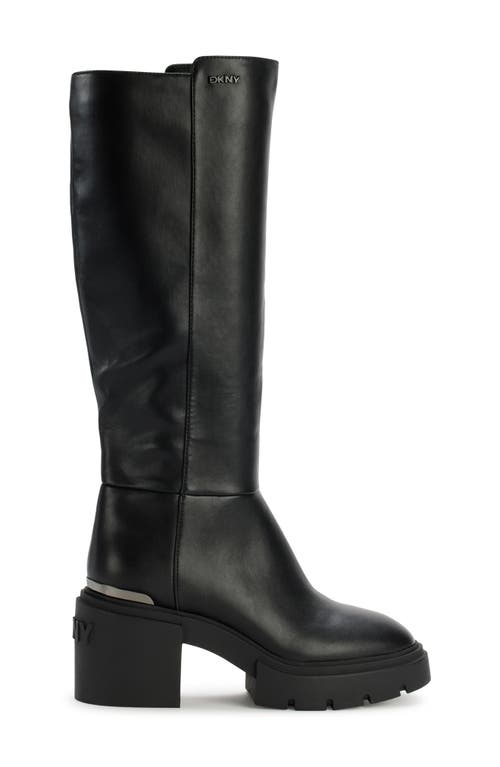 Dkny Tinsley Thigh High Boot In Black
