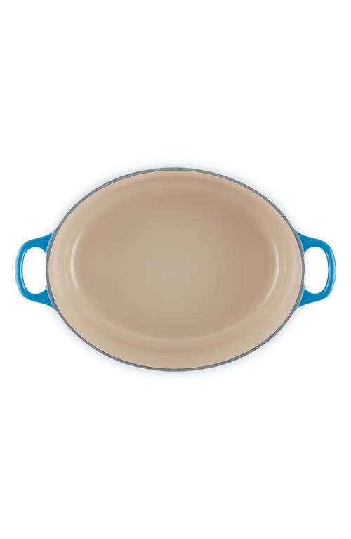 Le Creuset Traditional 4.5-quart Enamel Cast Iron Oval Dutch Oven In Blue