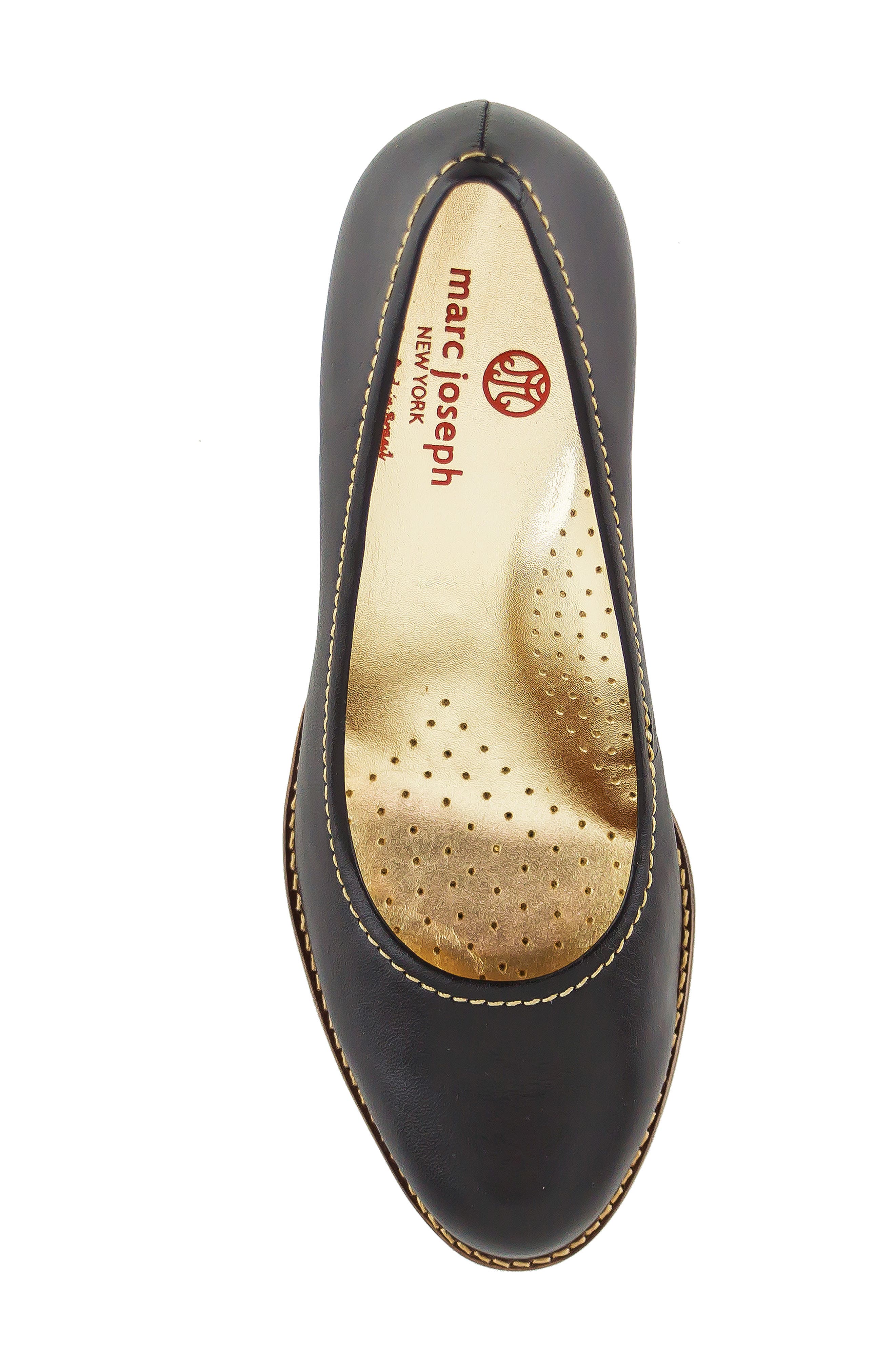 Marc Joseph New York NYC Pump, Alternate, color, Black Leather