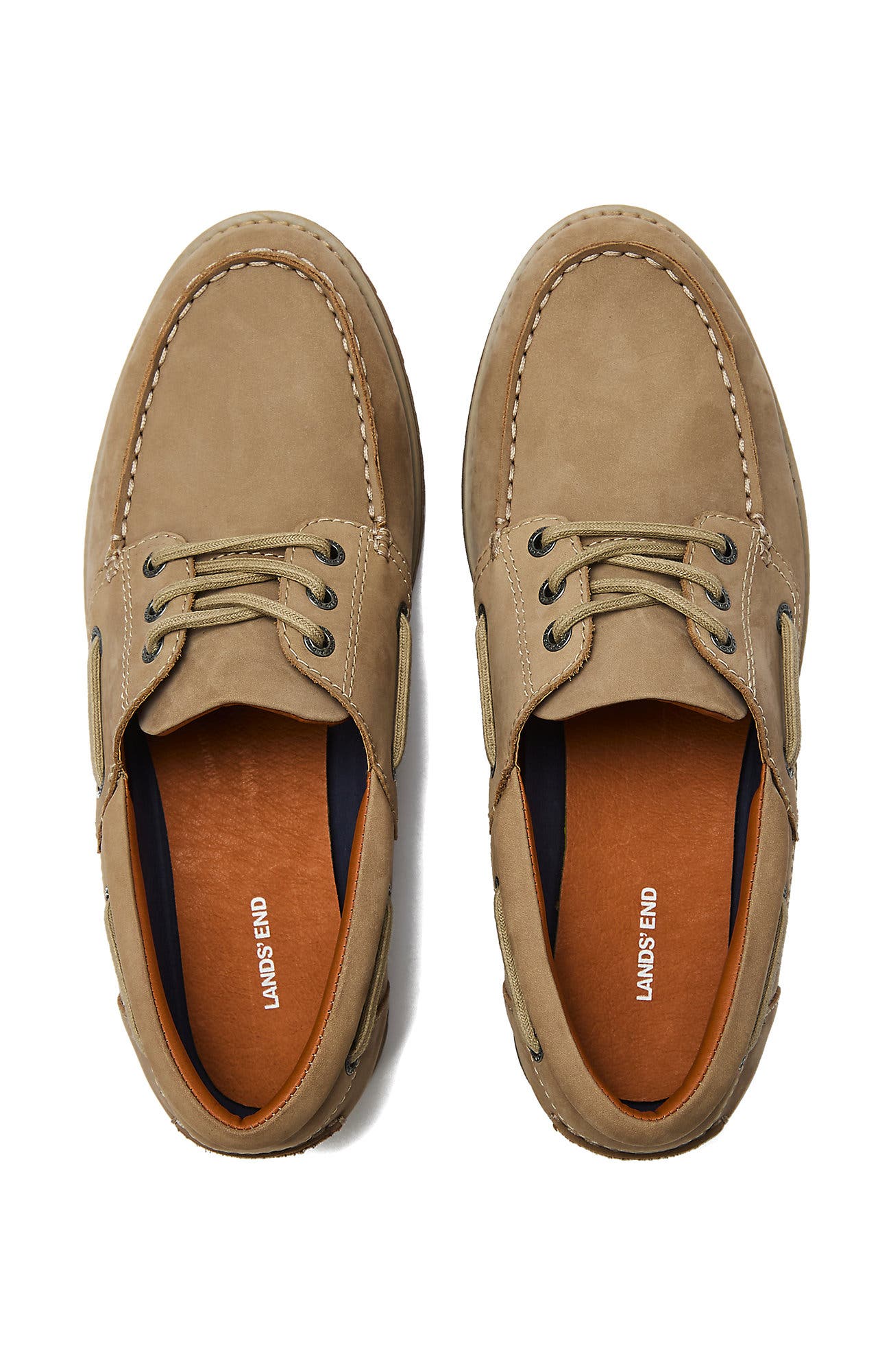 Seaport Leather Lace Up Boat Shoes, Alternate, color, Rich Taupe