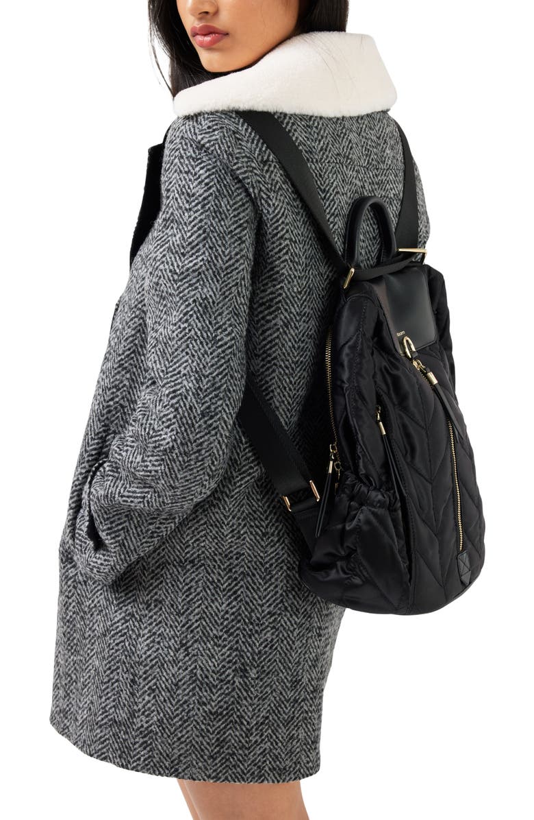 Belle & Bloom Liberty Collar Wool Blend Coat, Alternate, color, Charcoal