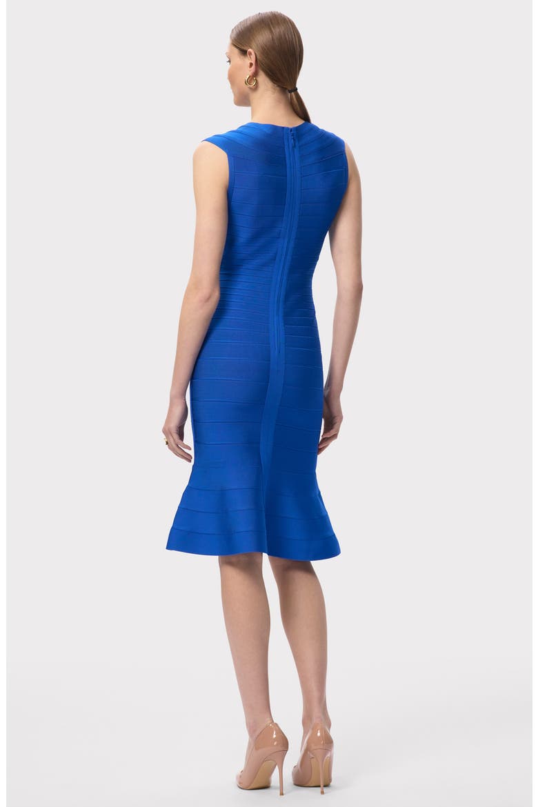 The Sophia Flare Hem Bandage Dress, Alternate, color, BRIGHT BLUE