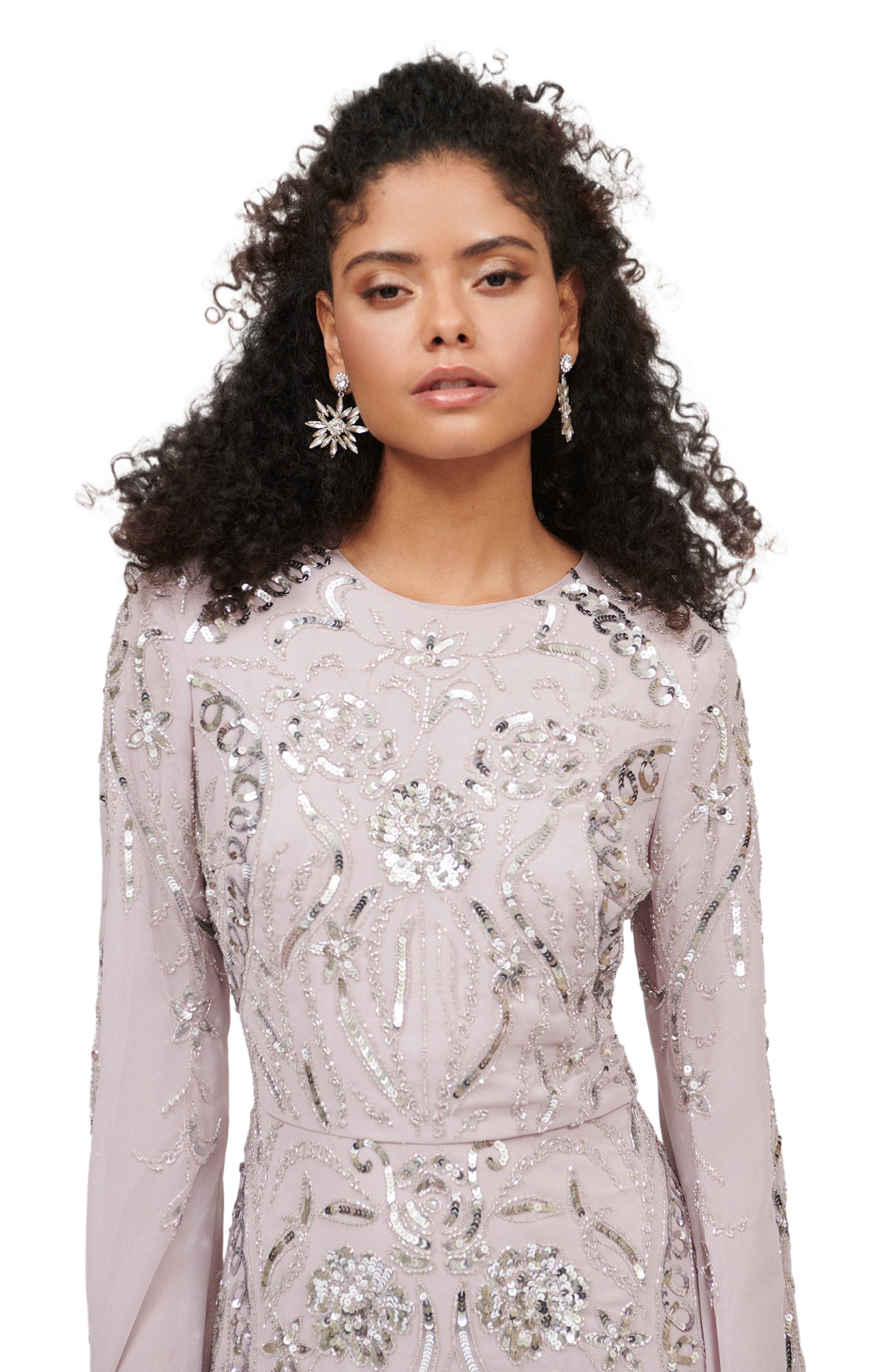 EMBELLISHED SEQUIN BEADED MAXI DRESS - image 2