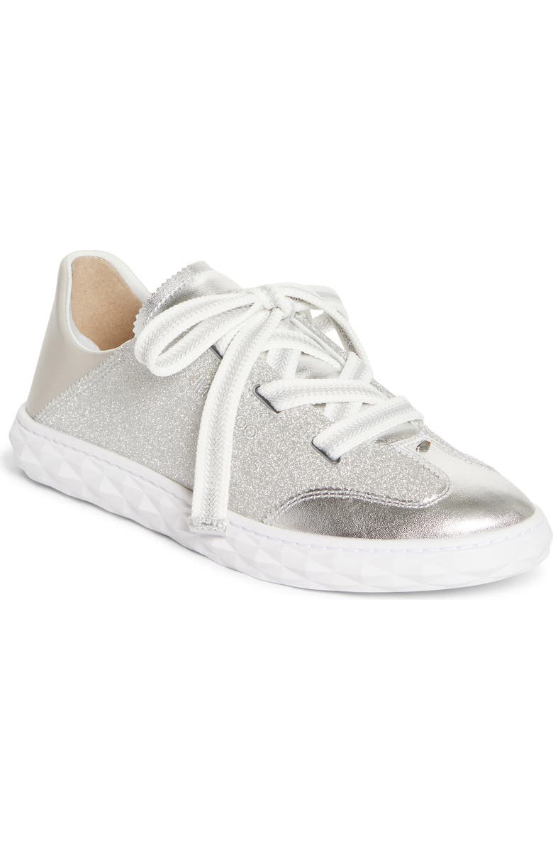 Jimmy Choo Diamond Light Flex T-Toe Sneaker, Main, color, V Silver