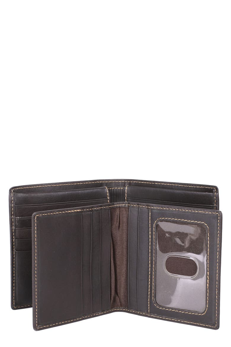 BUXTON RFID Leather Convertible Cardex, Alternate, color, BROWN