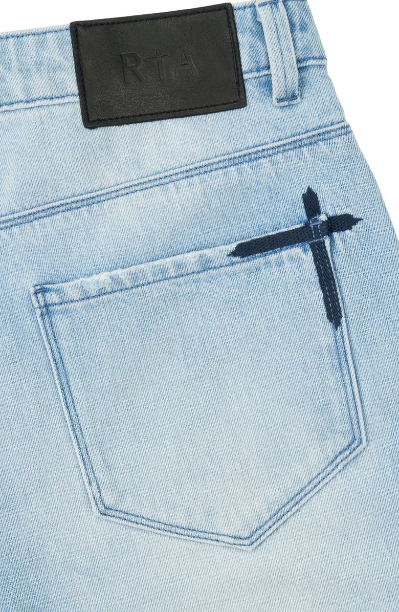 RtA Haru Slim Fit Jeans, Alternate, color, Soft Horizon