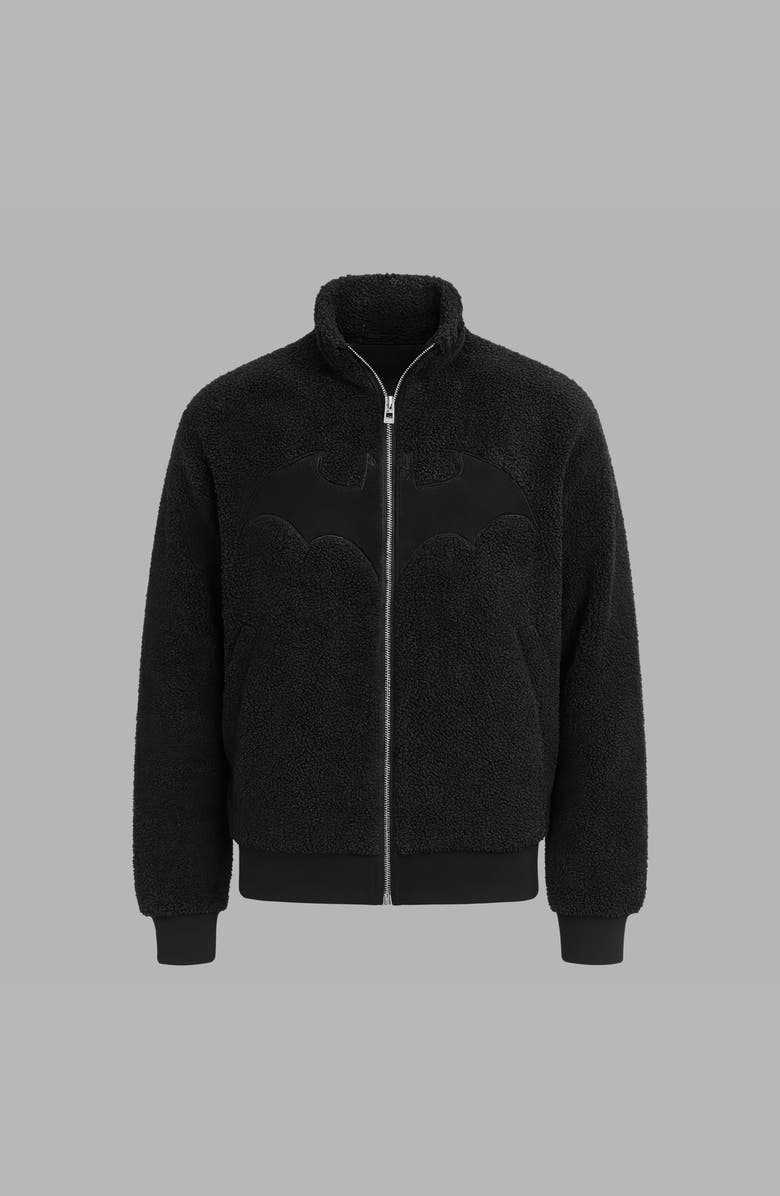 Blvck Batman x Blvck Bold Fleece Jacket, Main, color, Black