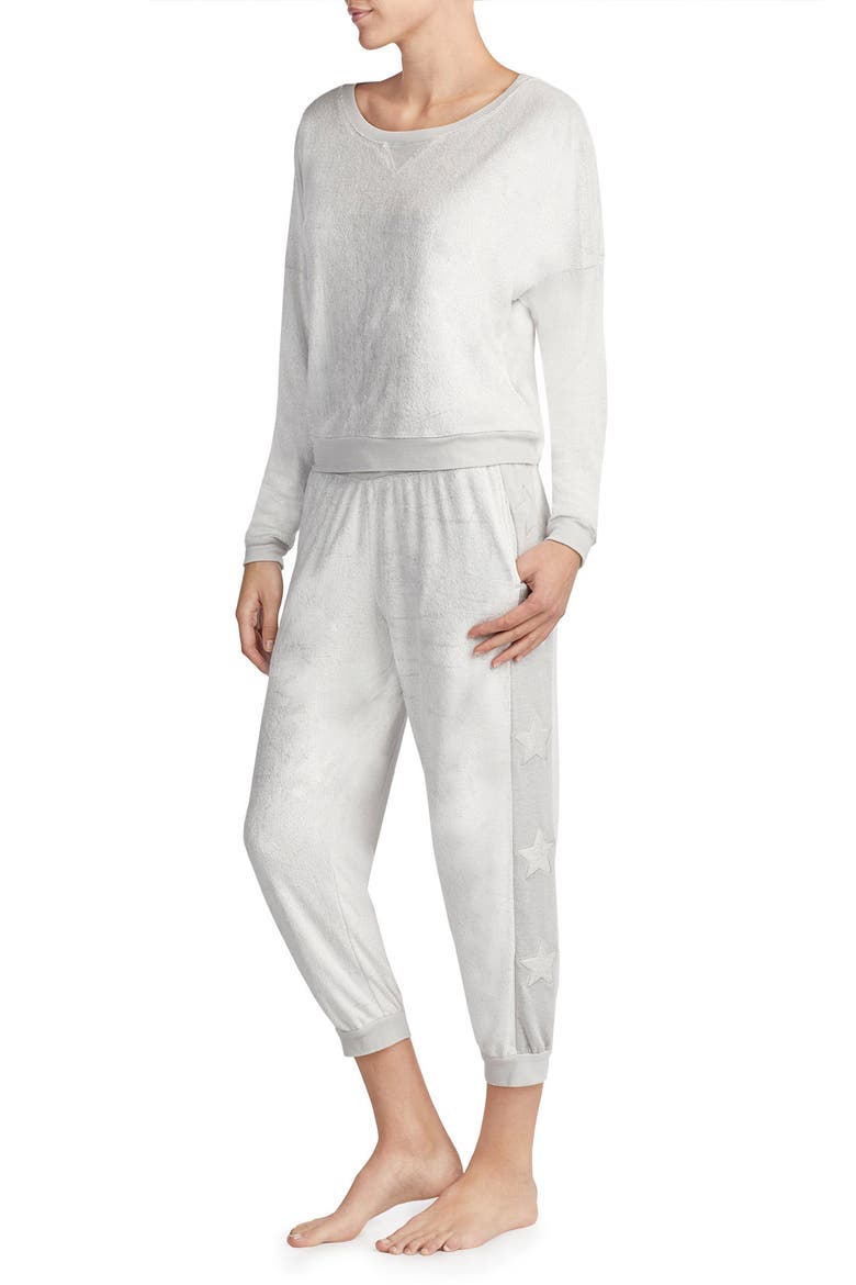 Terry Sweatshirt (Nordstrom Exclusive), Alternate, color, LIGHT GREY