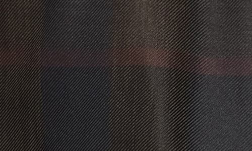 Ted By Ted Baker Plaid Rain Trench Coat In Brown