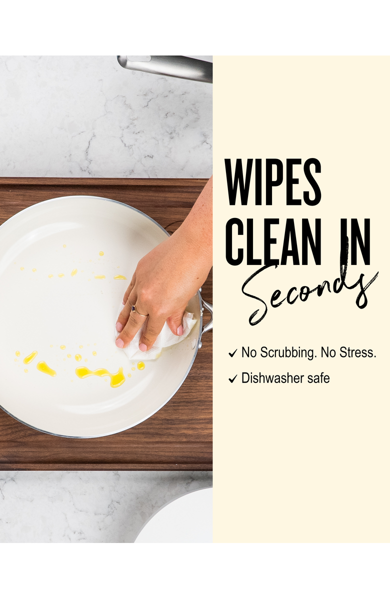 Alva Mobi 8-Piece Nonstick Cookware Set, Alternate, color, Cannoli Cream