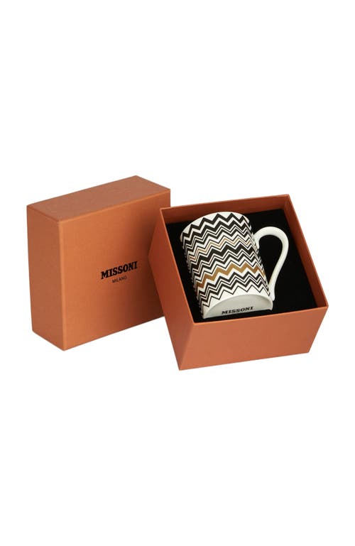 Missoni Home Zigzag Gold Cup In Pattern