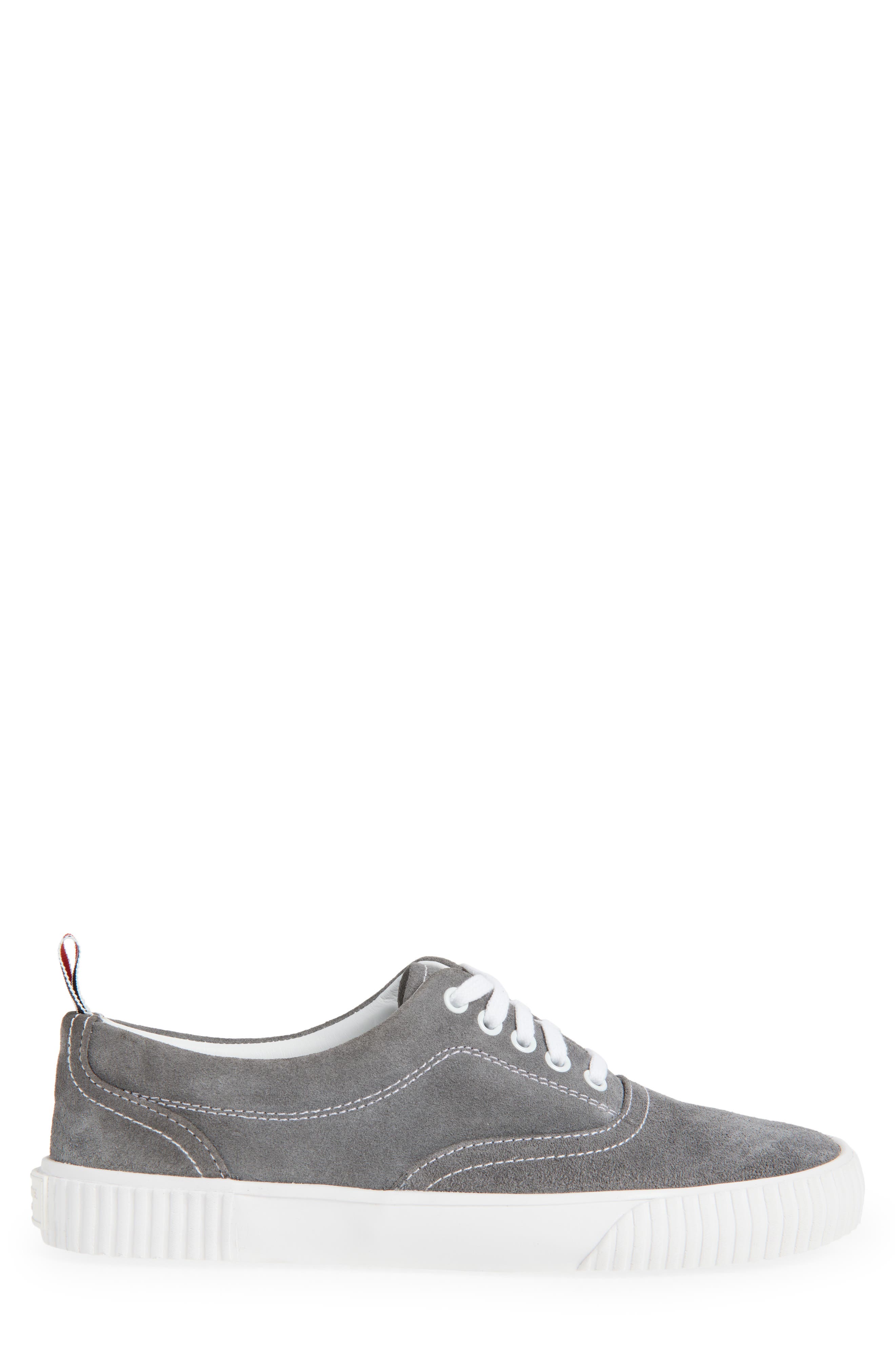 Thom Browne Heritage Low Top Sneaker, Alternate, color, Medium Grey