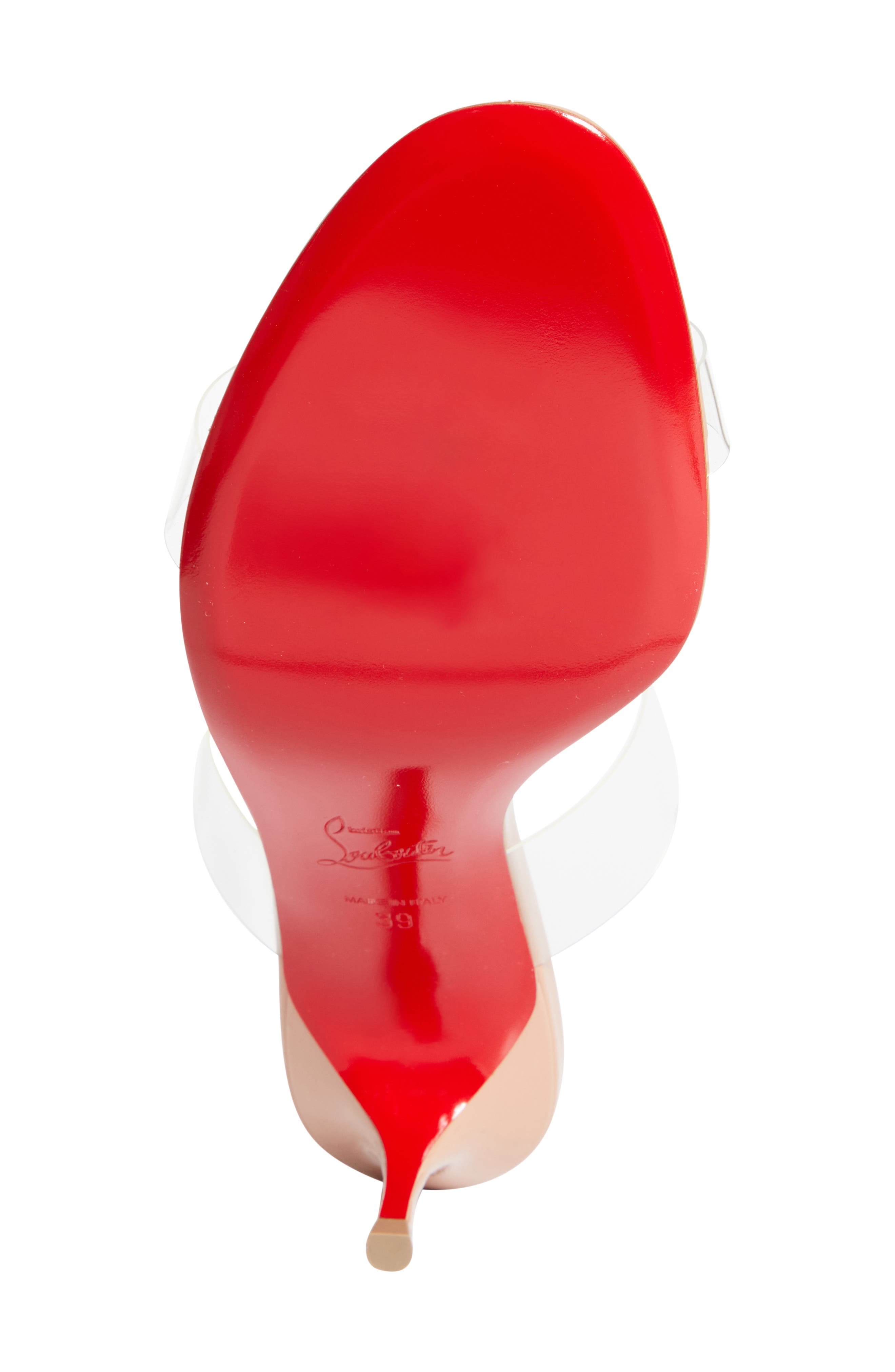 Christian Louboutin Just Nothing Sandal, Alternate, color, Blush/ Lin Blush