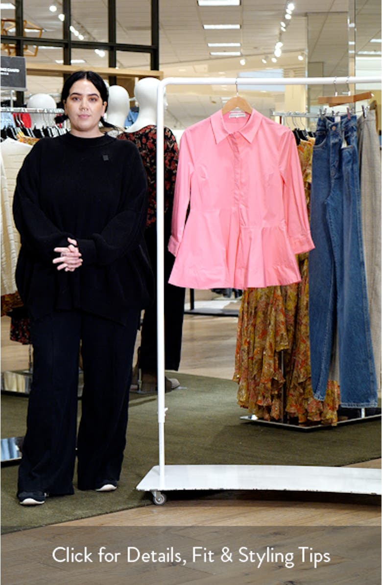 Peplum Shirt, sales video thumbnail