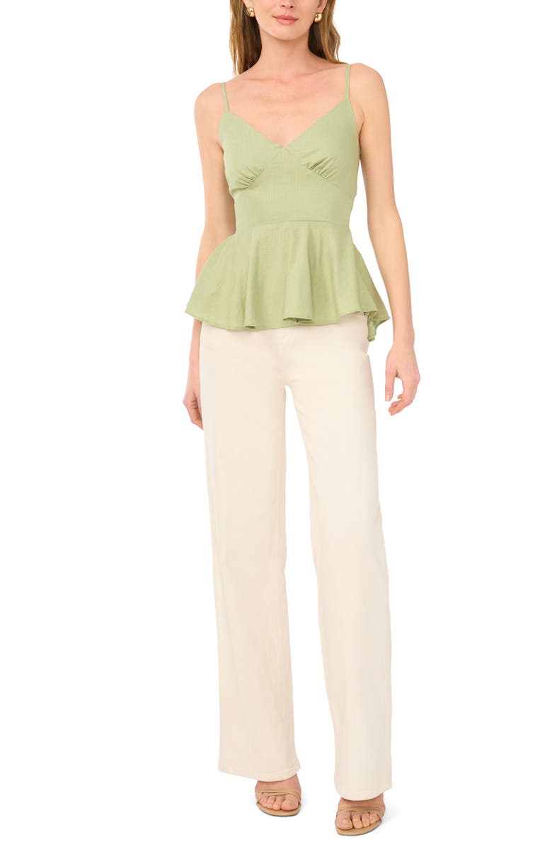 1.STATE Tie Back Peplum Camisole, Alternate, color, Reseda