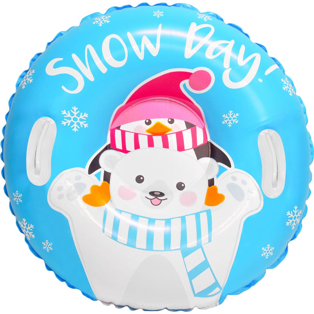 Coconut Outdoor Snow Day Bear & Penguin 32" Junior Snow Tube,5+ in Multicolored
